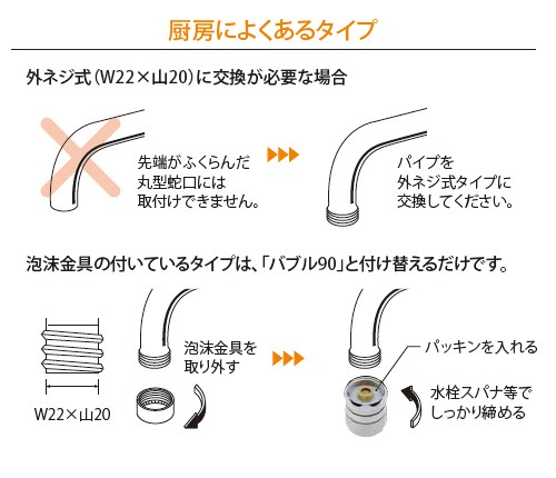 バブル90 設置マニュアル