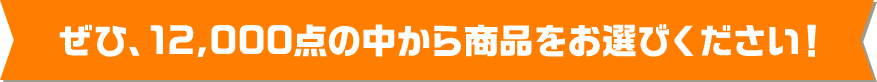 ぜひ、12,000点の中から商品をお選びください！