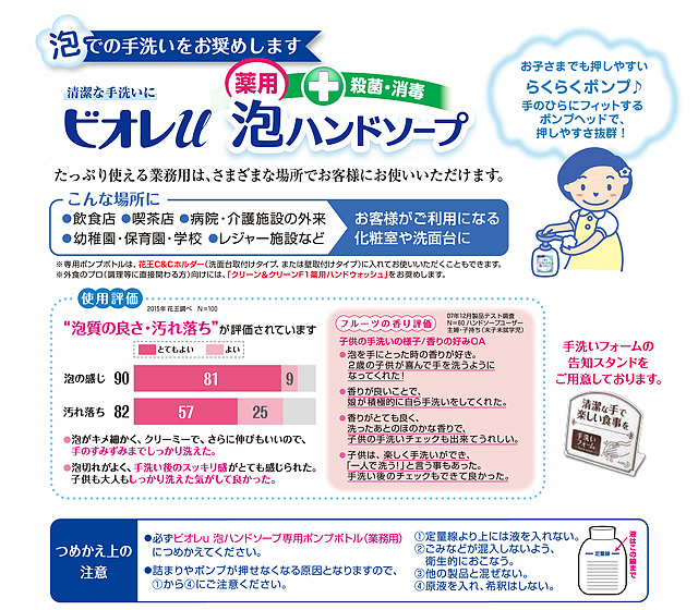 花王 ビオレU 泡ハンドソープ フルーツの香り 業務用 2L【医薬部外品】: 日用品・生活雑貨-オフィス・現場用品の通販キラット【KILAT】 花王 ビオレU 泡ハンドソープ フルーツの香り 業務用 2L【医薬部外品】: 日用品・生活雑貨-オフィス・現場用品の通販キラット【KILAT】