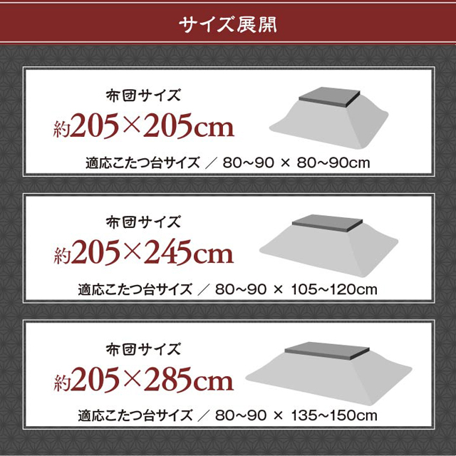 イケヒコ 天舞 厚掛こたつ布団 長方形 205×285cm 金 TNB205285(金