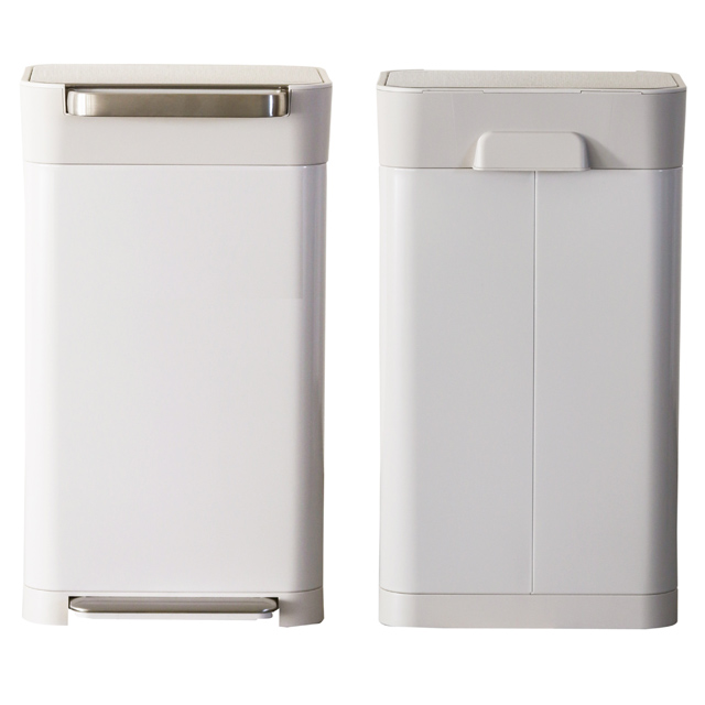 ジョセフジョセフ 圧縮ゴミ箱 30L(最大90L) ストーン Titan 30036 