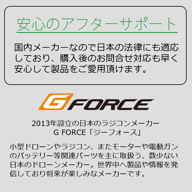 G-FORCE 2.4GHz 4chヘリコプター ORCA360 オルカ360 RTFセット (GB022) 100g未満