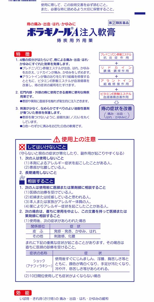 ボラギノールa注入軟膏 30個 １０個セット