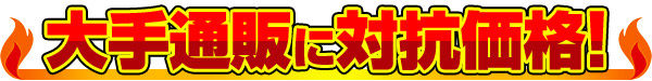 大手通販に対抗価格/